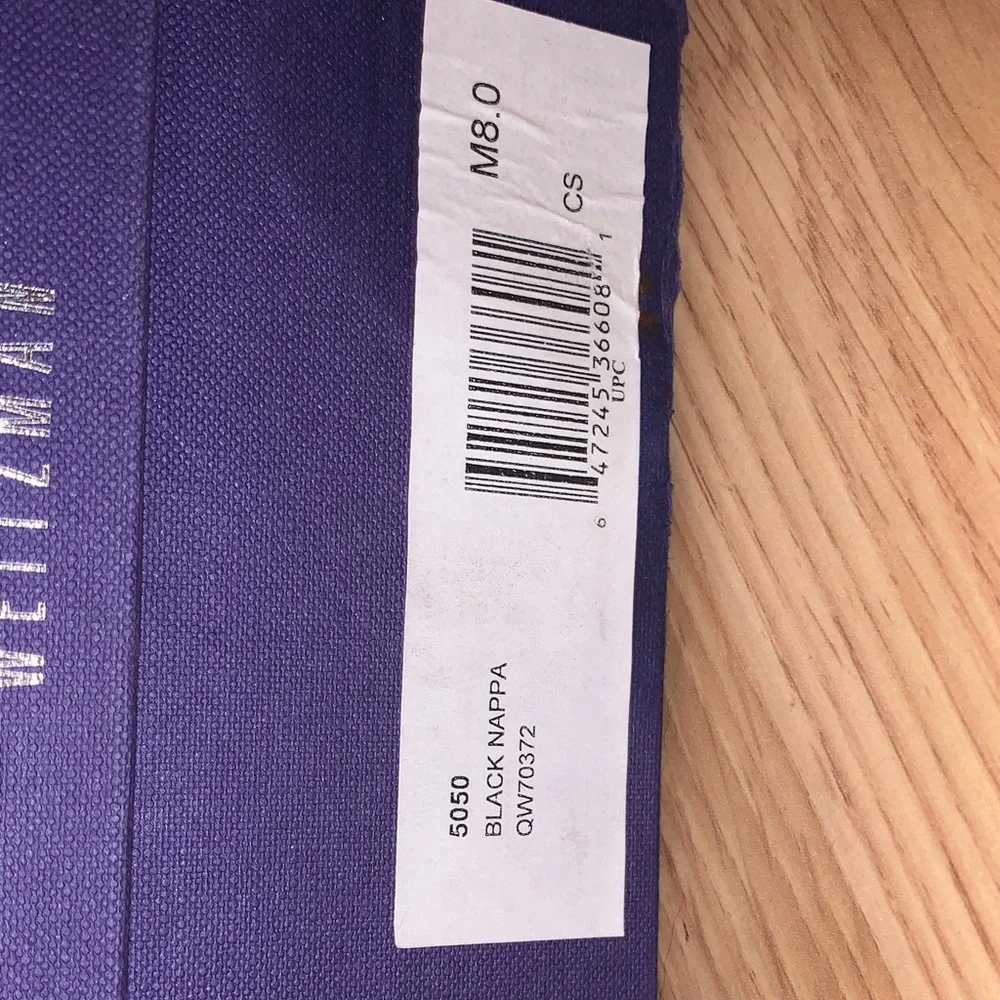 Stuart weitzman Women’s Black leather Tall 5050 Riding Boots 8 worn once - Picture 8 of 13